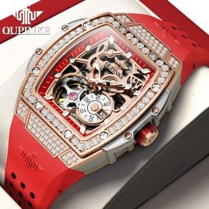 OUPINKE Fully Automatic Women’s Watches Luxury Diamond Watch Chronograph