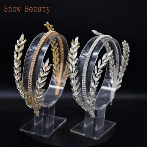 DZ030 Luxury Rhinestone Wedding Headband Bridal Headpieces Hair Accessories