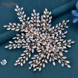 YouLaPan Rhinestone Bridal Headpiece Wedding Headwear Hair Accessories