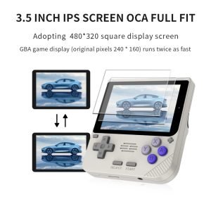 New POWKIDDY V10 Handheld Game Console 3.5 Inch 480*320 IPS OCA Full Screen