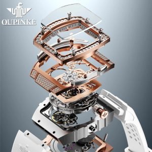 OUPINKE 3220 Original Women Mechanical Watch Luxury Imported Movement