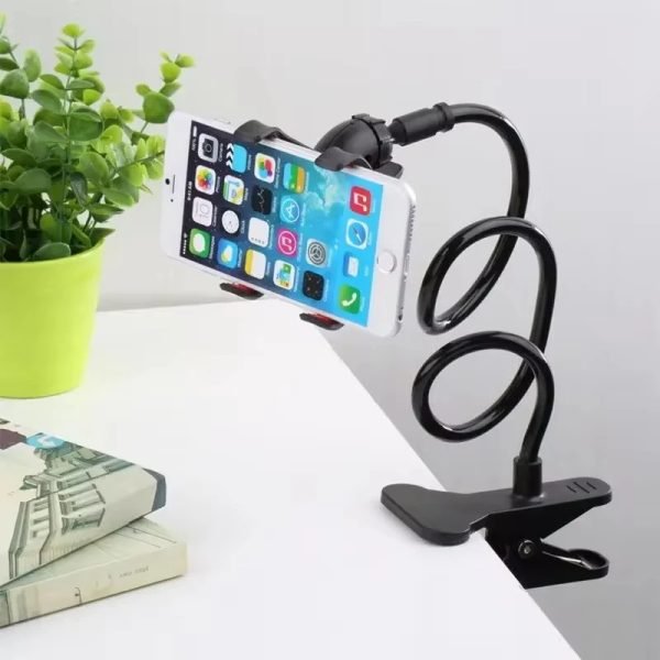 360 Clip Mobile Phone Holder Stand Portable Flexible Lazy Bed Desktop Bracket