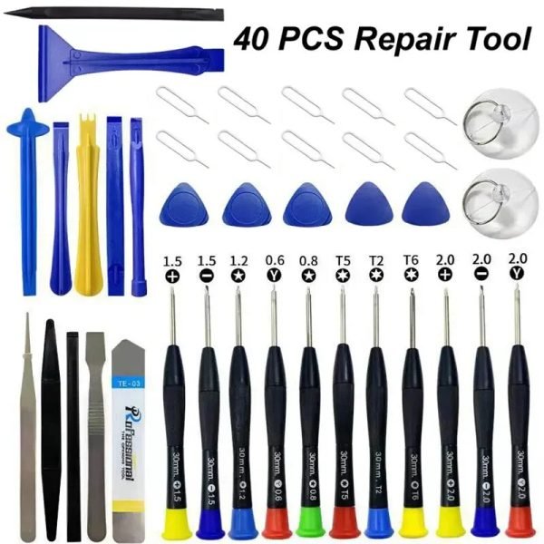 40 in 1 Mobile Phone Repair Tools Disassemble Repair Set Screwdriver Combination