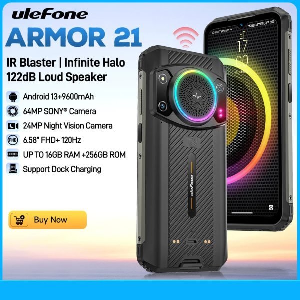 Ulefone Armor 21 Rugged Phone 16GB RAM 256GB ROM Smartphone Android 13