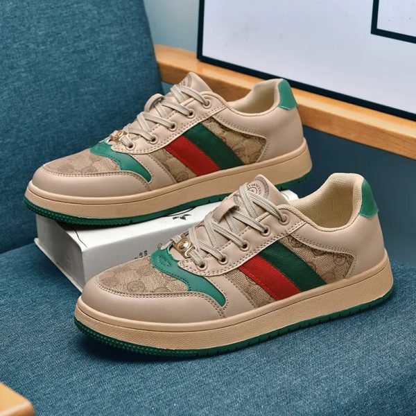 Classic Retro Men's Brand Sneakers Striped Design Couple Casual Shoes Comfortable
