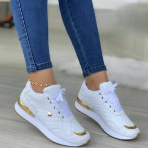 Sneakers Women Lace Up Flats Ladies Outdoor Running Walking Shoes Comfortable Breathable Female Footwear Big size zapatos mujer