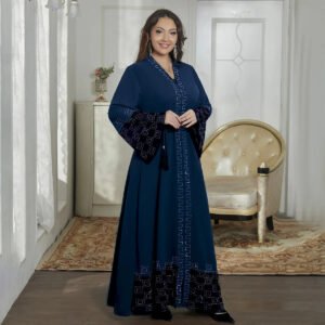 2024 Summer Women Elegant Dresses Dubai Party Outfits Long Sleeve Chiffon Dashiki Muslim Women Robe Open African Abaya Clothing