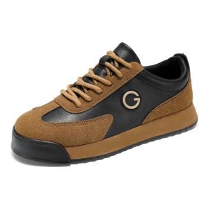 Breathable Men’s Sports Shoes High Quality Running Shoes Leather Waterproof