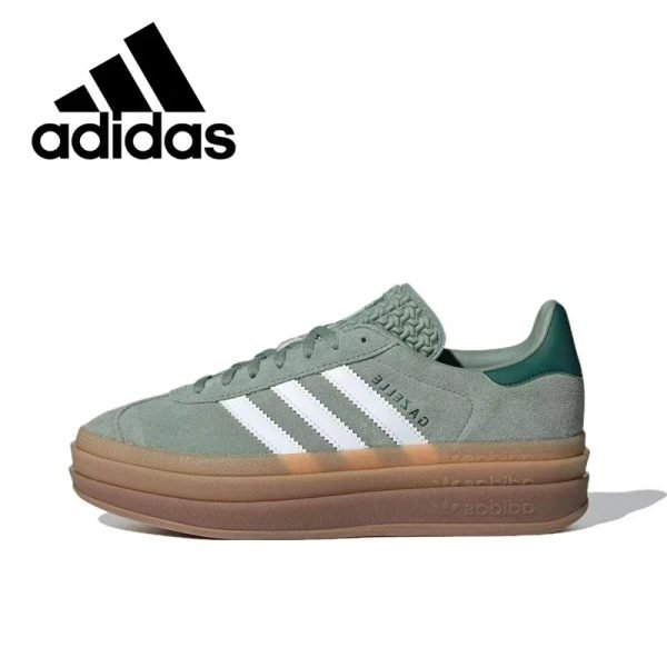 Adidas Gazelle Bold 'Pink Glow' Fashion Sneakers Classic Anti-slip Light Weight