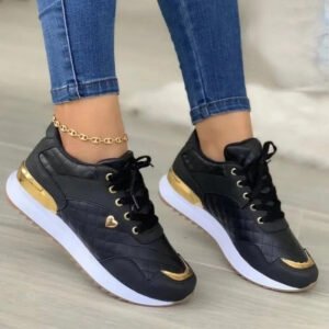 Sneakers Women Lace Up Flats Ladies Outdoor Running Walking Shoes Comfortable Breathable Female Footwear Big size zapatos mujer