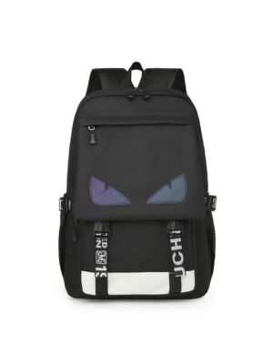 Unisex solid color cool pattern campus backpack, large capacity travel casual backpack mochilas escolares para adolescentes