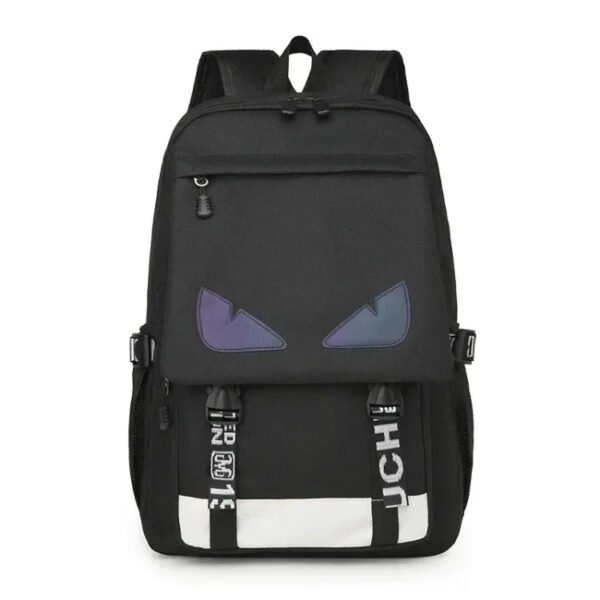 Unisex solid color cool pattern campus backpack, large capacity travel casual backpack mochilas escolares para adolescentes