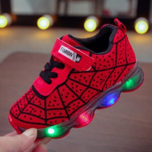 Disney Children's Sneakers Spiderman Boys Casual Shoes Spring