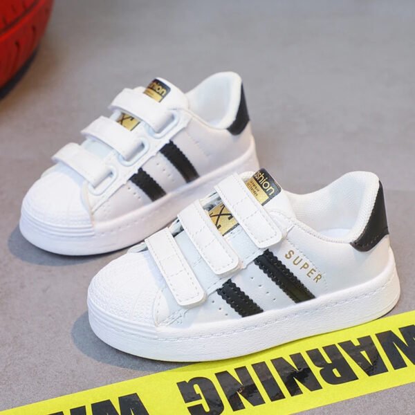 Children's Sneakers Kids Fashion Design White Non-slip Casual Shoes