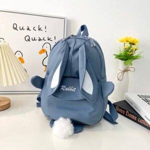 New Cartoon Cute School Bag Children's Bunny Backpack Korean Version Of The Children's Lightweight Backpack For Kindergarten