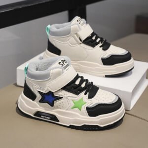Hot Selling Children Sneakers Luxurious Design Winter Warmth High Top Casual Outdoor Running Shoes Fashion Boy Girl Board Shoes