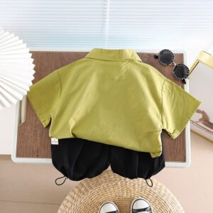 Children Cotton Out Clothes Summer Baby Boys Cartoon Panda Shirt Shorts 2Pcs/Set Infant Kid Fashion Toddler Tracksuits Outwear