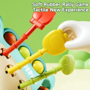 Montessori Sensory Toys Cute Cartoon Dinosaur Busy Cube Finger Lucky Draw Toys Take Exercise Kids Hand Fine Motor Toys Gift