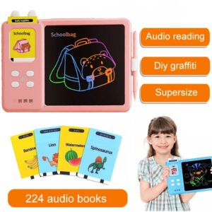 Talking Flash Cards Writing Tablet Educational Speech Toys for 3-8 Years  text education writing tablet  cards writing birthday