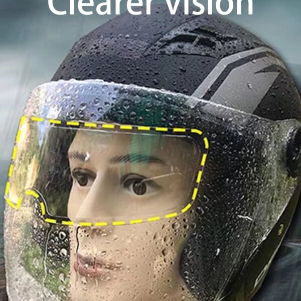 1pc HD Motorcycle Helmet Rainproof Film