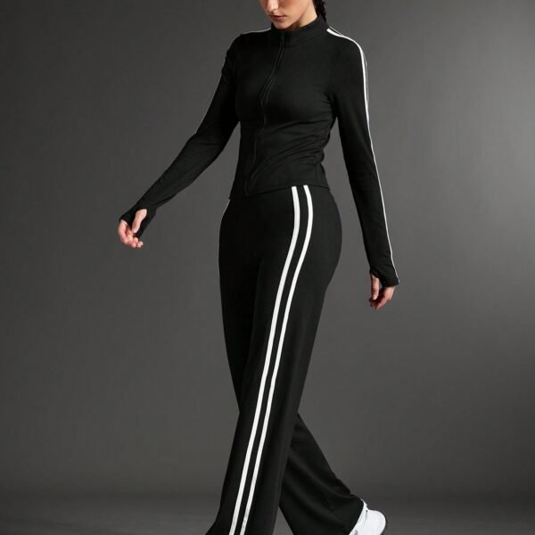 SHEIN Sport Streetz Women Sports & Yoga Fashion Tracksuits Women Set, Jogging & Outdoor Casual Outfit