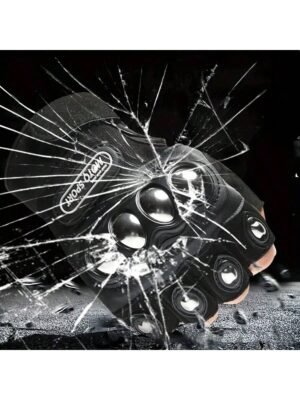 1 Pair Of Hard-Shell Impact-Resistant Half-Finger Sports Gloves, Non-Slip And Wear-Resistant, Suitable For Outdoor Sports Such As Cycling And Mountaineering