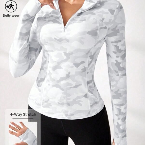 SHEIN Sport Studio Women's Casual Sport Sweatshirt, Minimalist & Fashion For Daily Wear