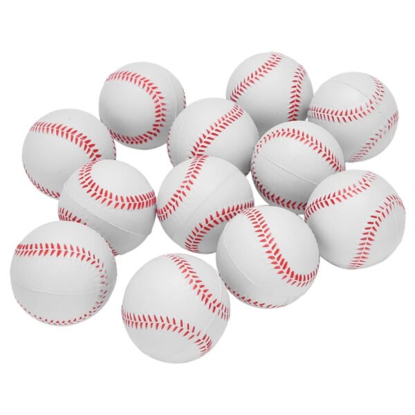12Pack Baseball Foam Softball 9Inch Adult Youth Training Sporting Batting Ball for Game Pitching Catching Training