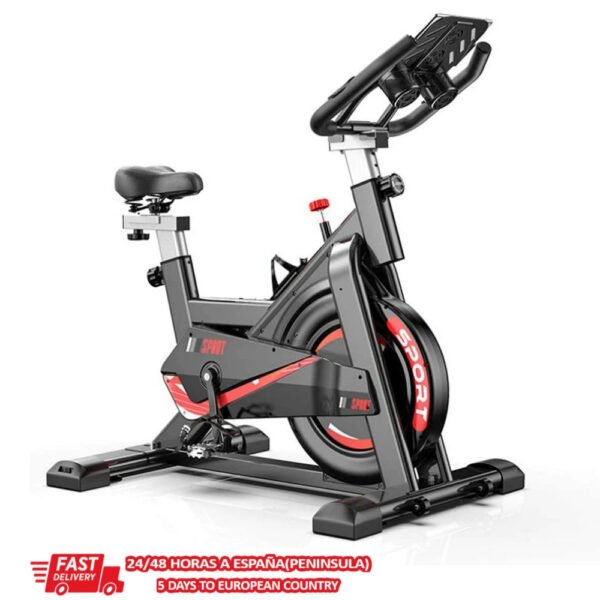 SPINNING SPORT, static bike, adjustable resistance up to 24 KG, with versatile LCD display, CARDIO, calories, height adjustable fast shipping from Europe