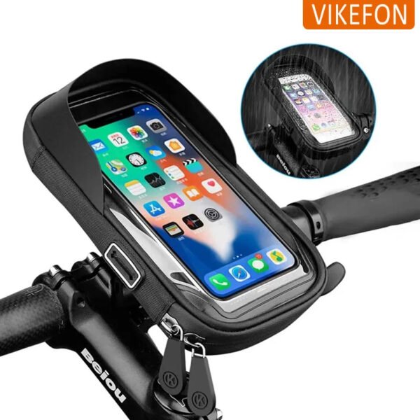 Bicycle Motorcycle GPS Navigation Holder Waterproof Multi-function Mobile Phone Bracket Card Pack Bike Motorcycle Accessories