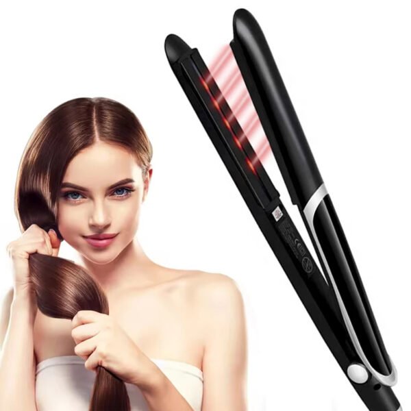 Infrared Fast Heating Hair Straightener Professional Ionic Ceramic Tourmaline Plates Ptc Hair Straightener