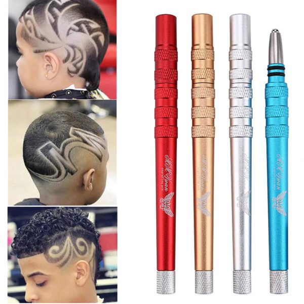 1pcs Hairstyle Engraving Pen with 20pcs Blades Hair Trimmers Hair Styling Eyebrows Shaving Salon DIY Hairstyle Accessory