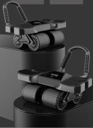 Four Wheel Rebound Abdominal Wheel Roller Elbow Support Ab Roller Fitness Equipment Ab Wheel Roller Abdominal Muscle Trainer