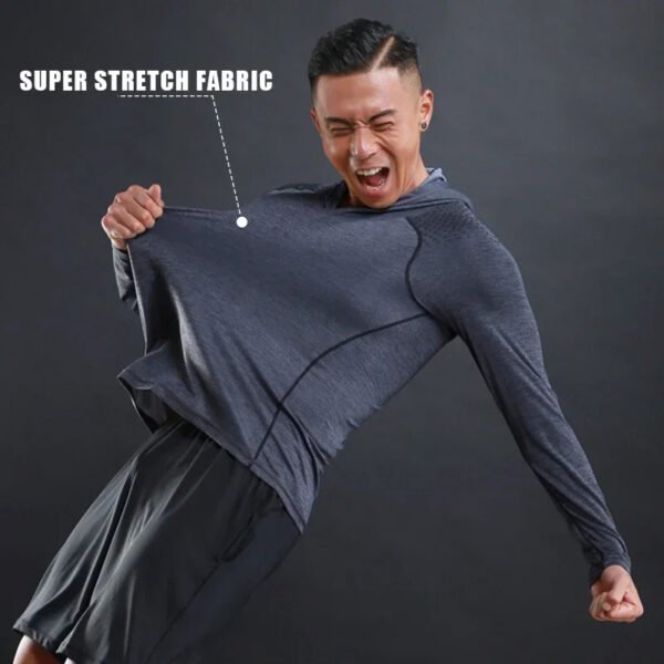 T-Shirt for Men and Women Yoga Sport Top Fitness Running Sweatshirt Gym Jogging Workout Tracksuit Long Sleeve Clothes Hoodies