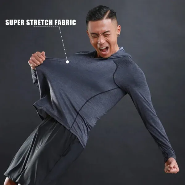 T-Shirt for Men and Women Yoga Sport Top Fitness Running Sweatshirt Gym Jogging Workout Tracksuit Long Sleeve Clothes Hoodies